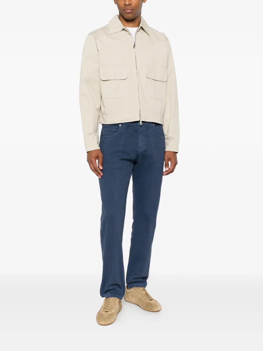 Eleventy Straight jeans Blauw