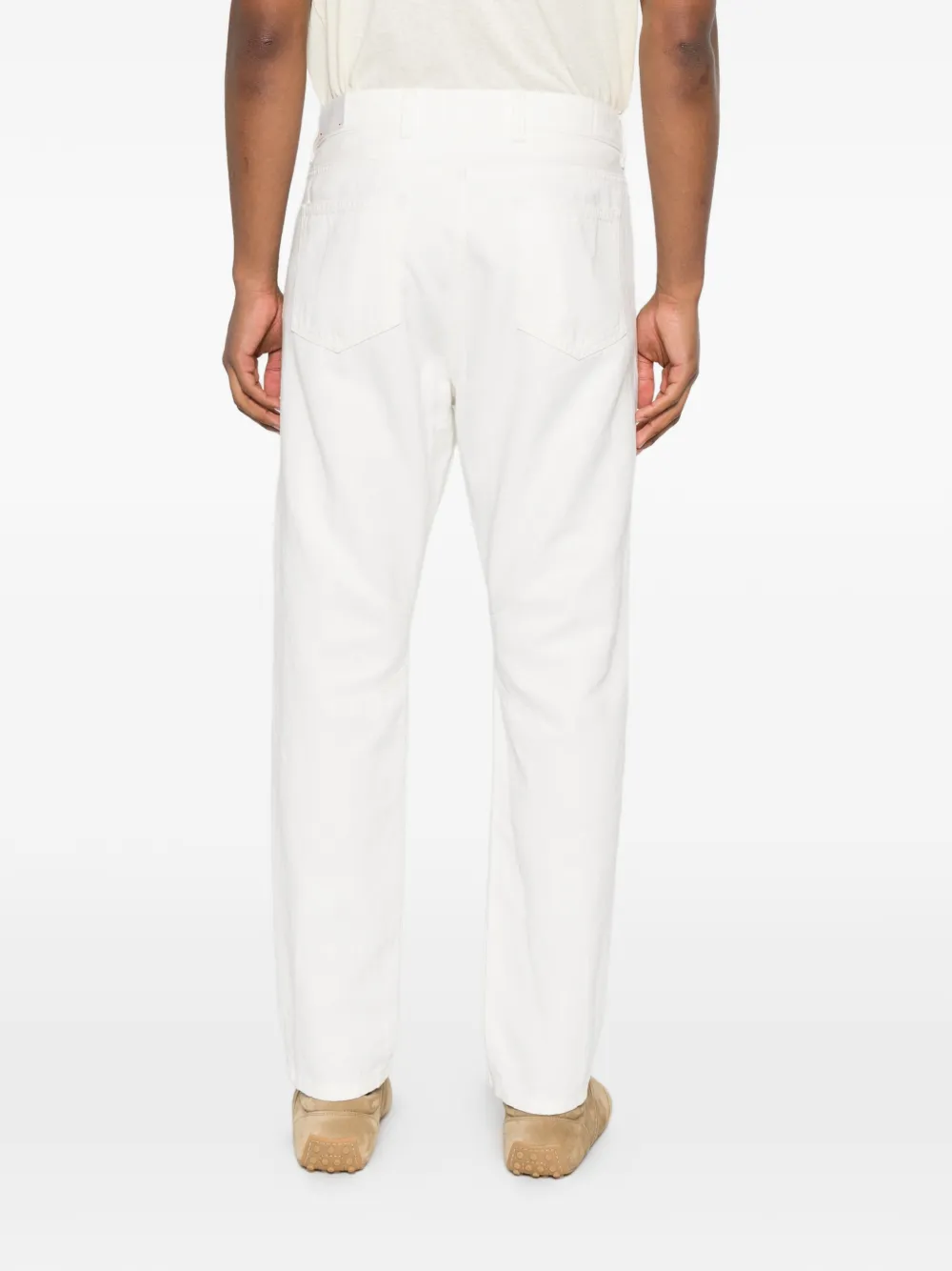 Eleventy Straight broek Wit