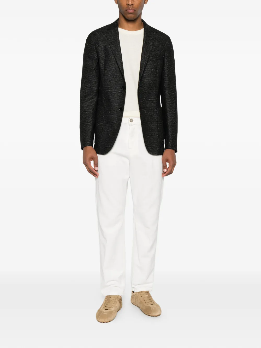 Eleventy Straight broek Wit