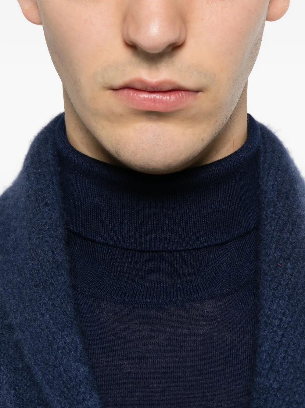 Eleventy Wollen coltrui Blauw