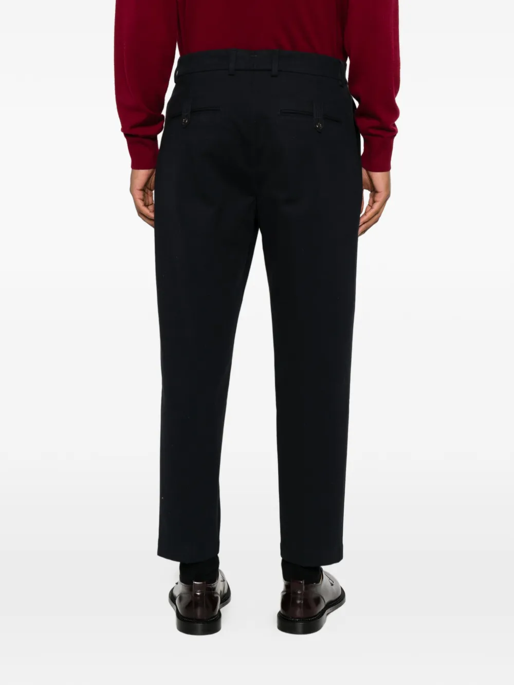 Eleventy Broek van katoenblend Blauw