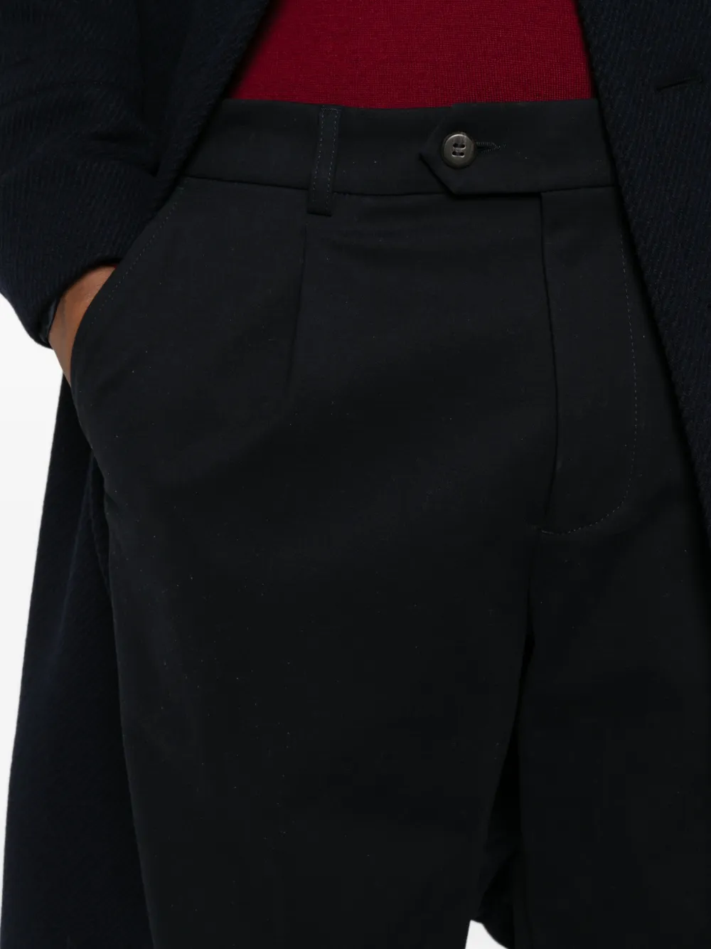 Eleventy Broek van katoenblend Blauw