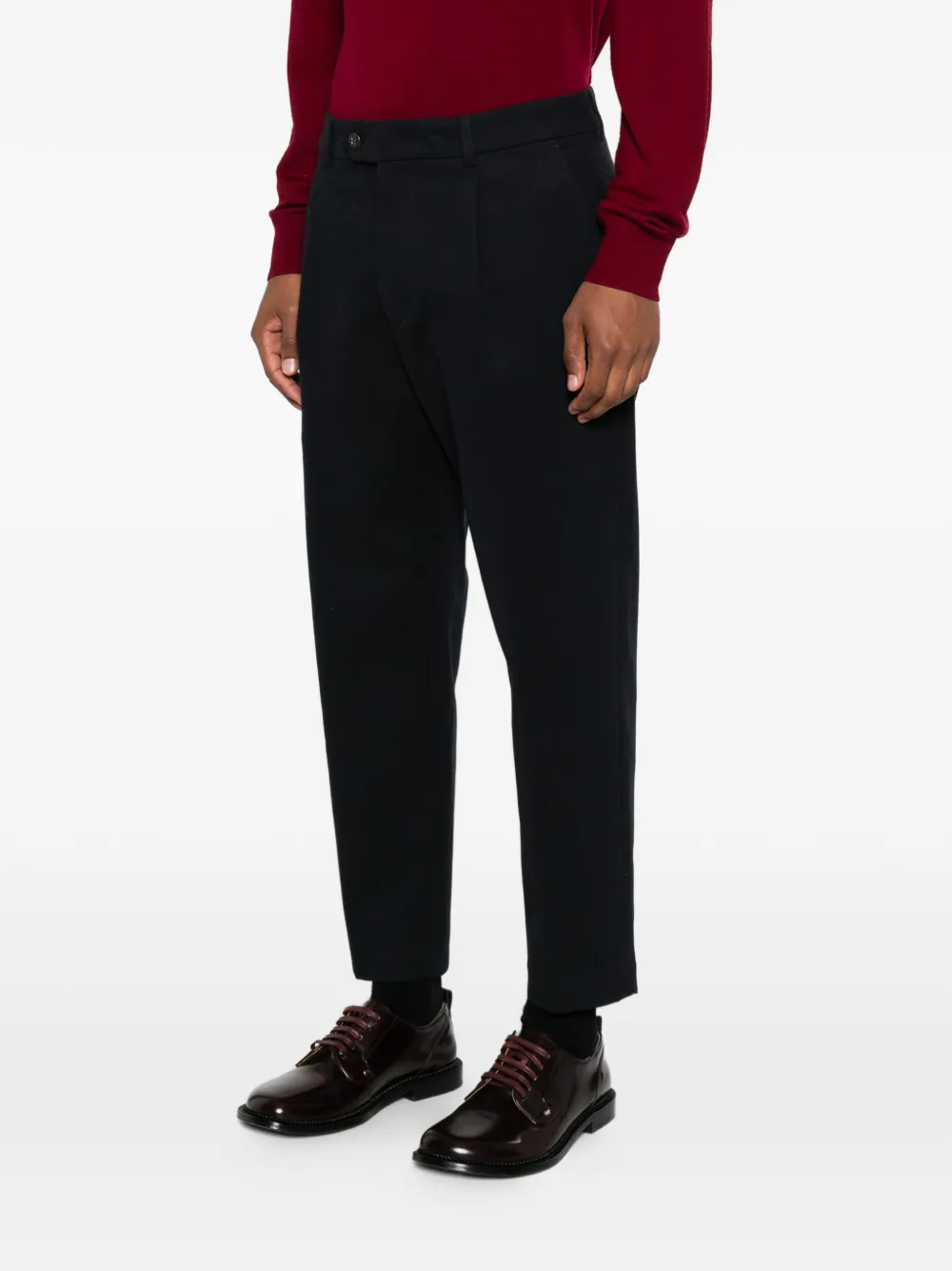 Eleventy Broek van katoenblend Blauw