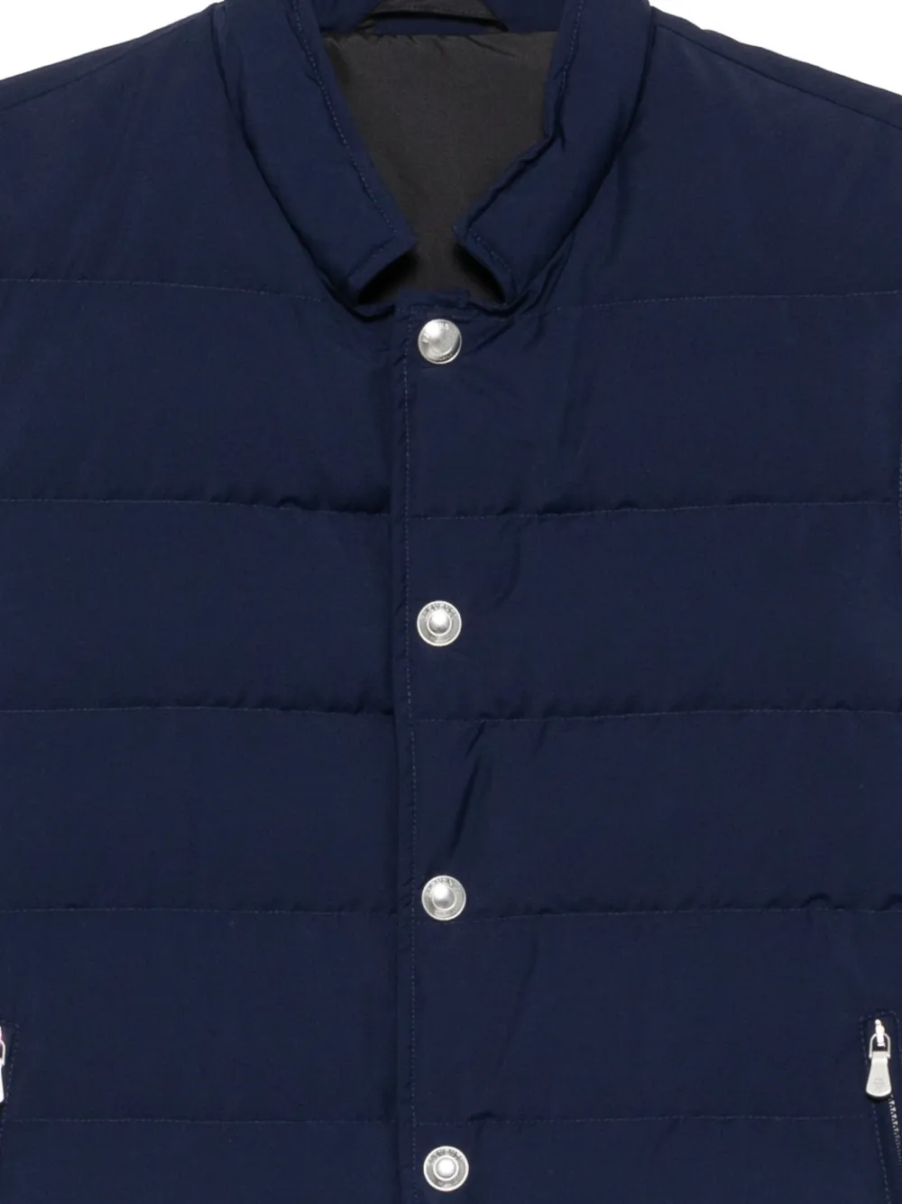 Eleventy Bodywarmer met gewatteerd patroon Blauw