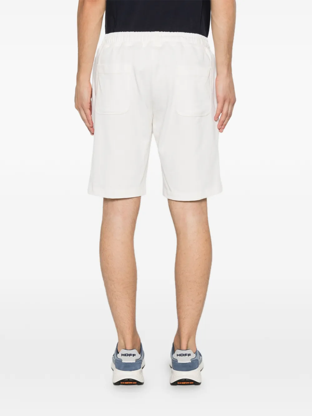 Eleventy Shorts met elastische tailleband Wit