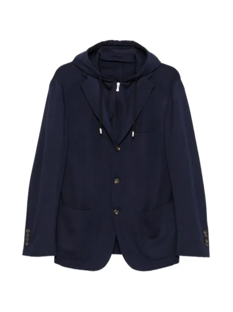 Eleventy hooded wool jacket