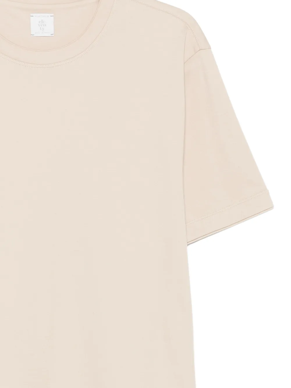 Eleventy T-shirt met ronde hals Beige