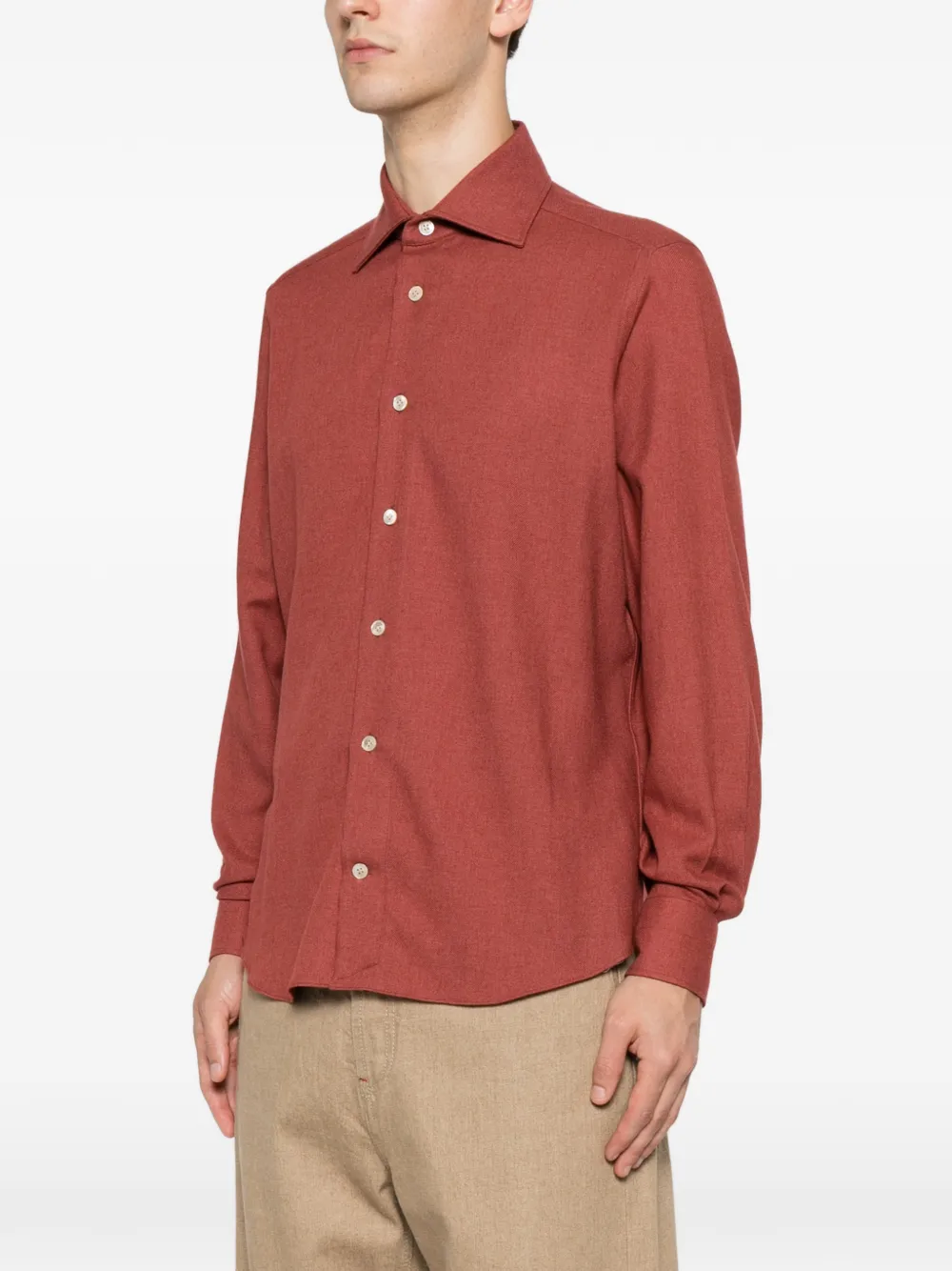 Eleventy Button-down overhemd Rood