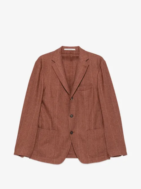Eleventy pinstripe notched-lapel blazer