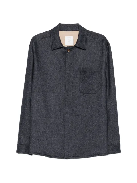 Eleventy chest-pocket shirt jacket