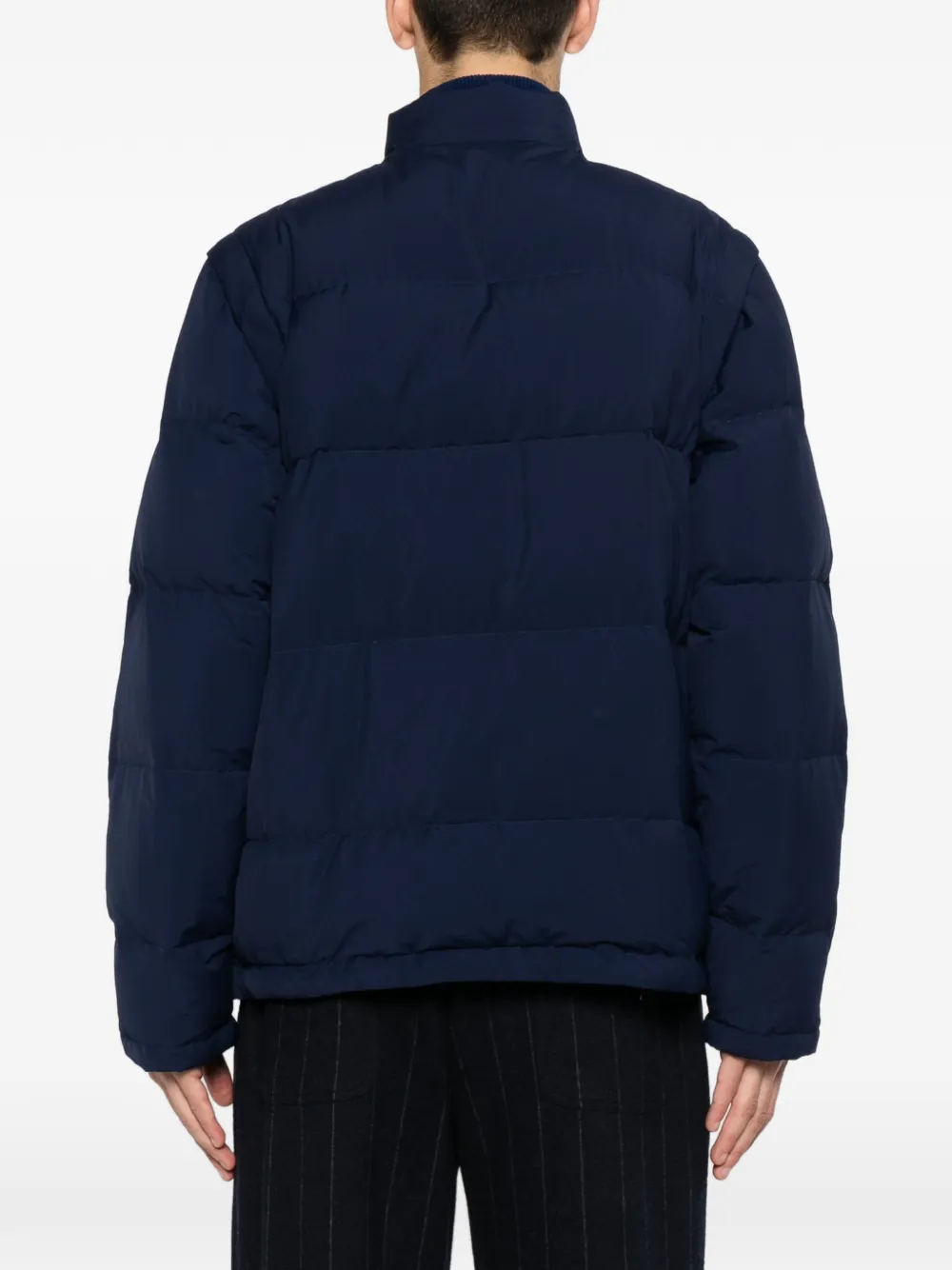Eleventy Jack met afneembare mouw Blauw