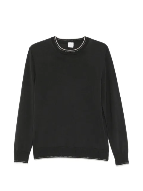 Eleventy contrast-trim wool sweater