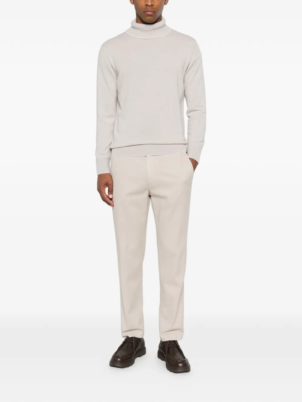 Eleventy Broek met zak Beige