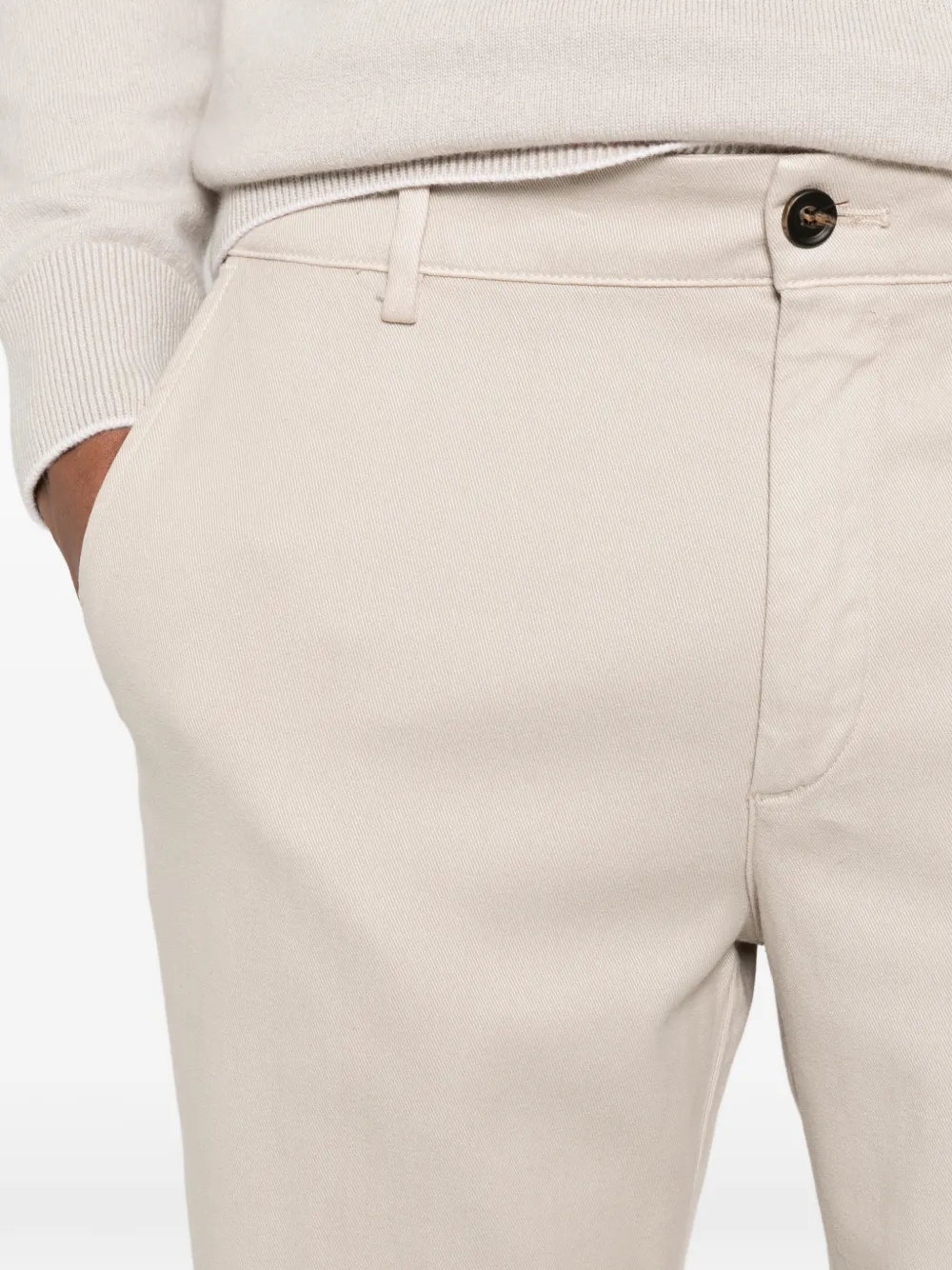 Eleventy Broek met zak Beige