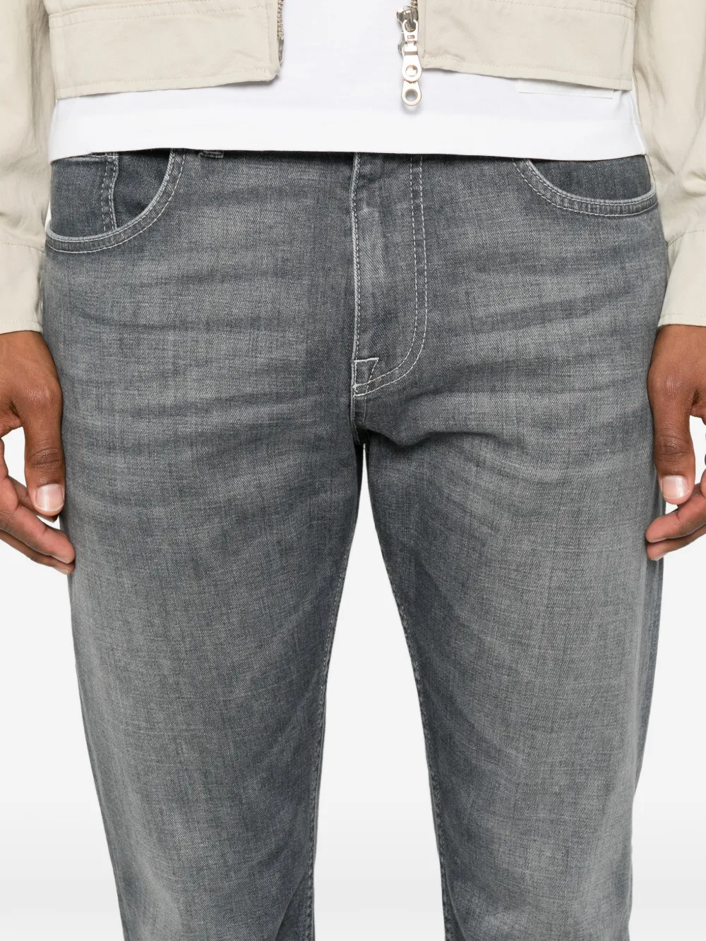 Eleventy Jeans met vervaagd effect Blauw