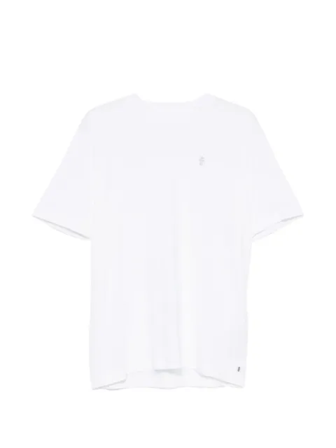 Eleventy logo-embroidery T-shirt