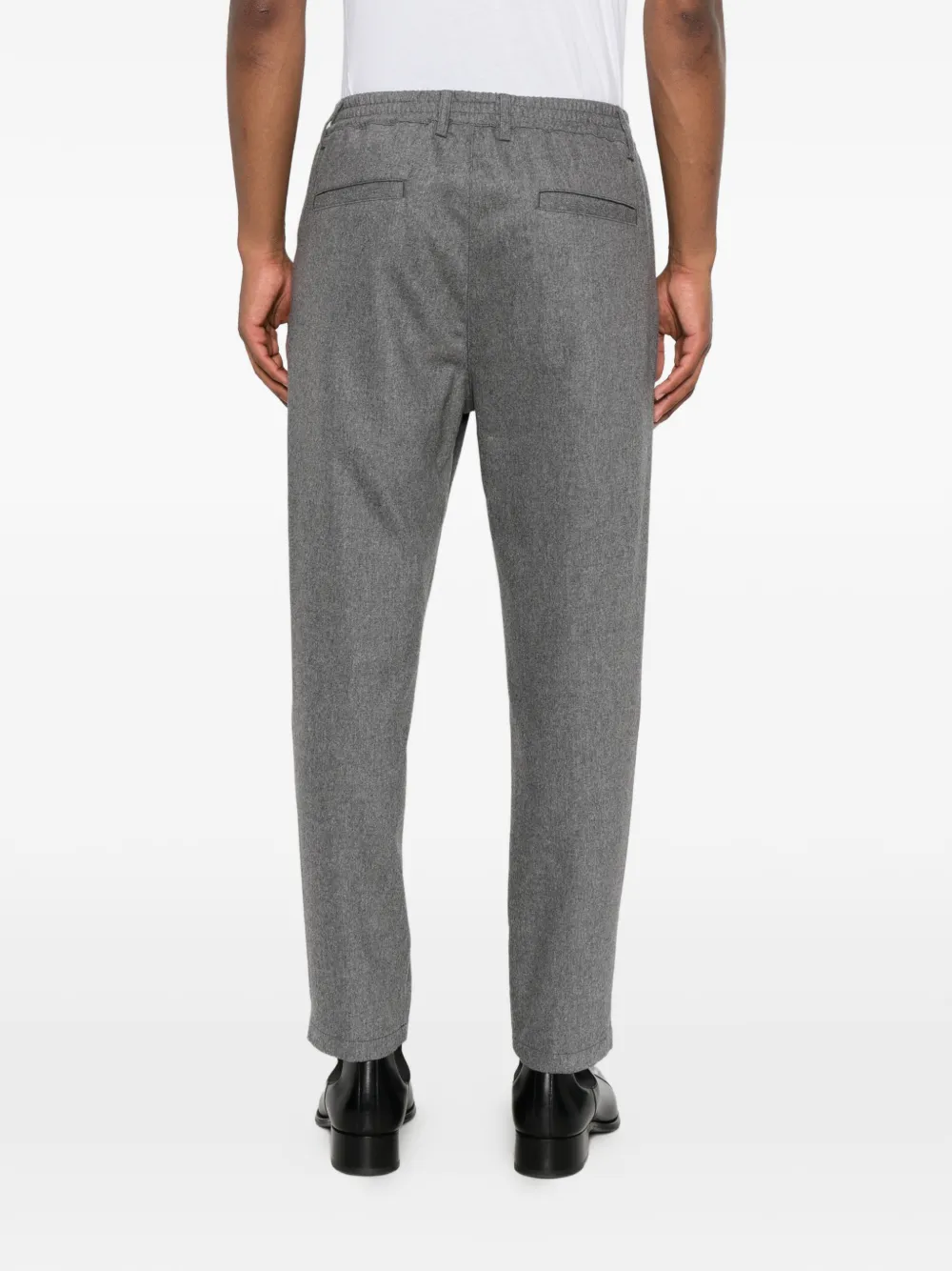 Eleventy Broek met elastische taille Grijs