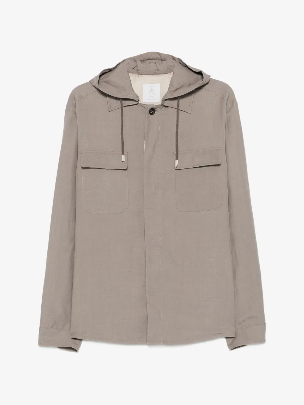 Eleventy hooded flap-pocket jacket | Green | Image 1