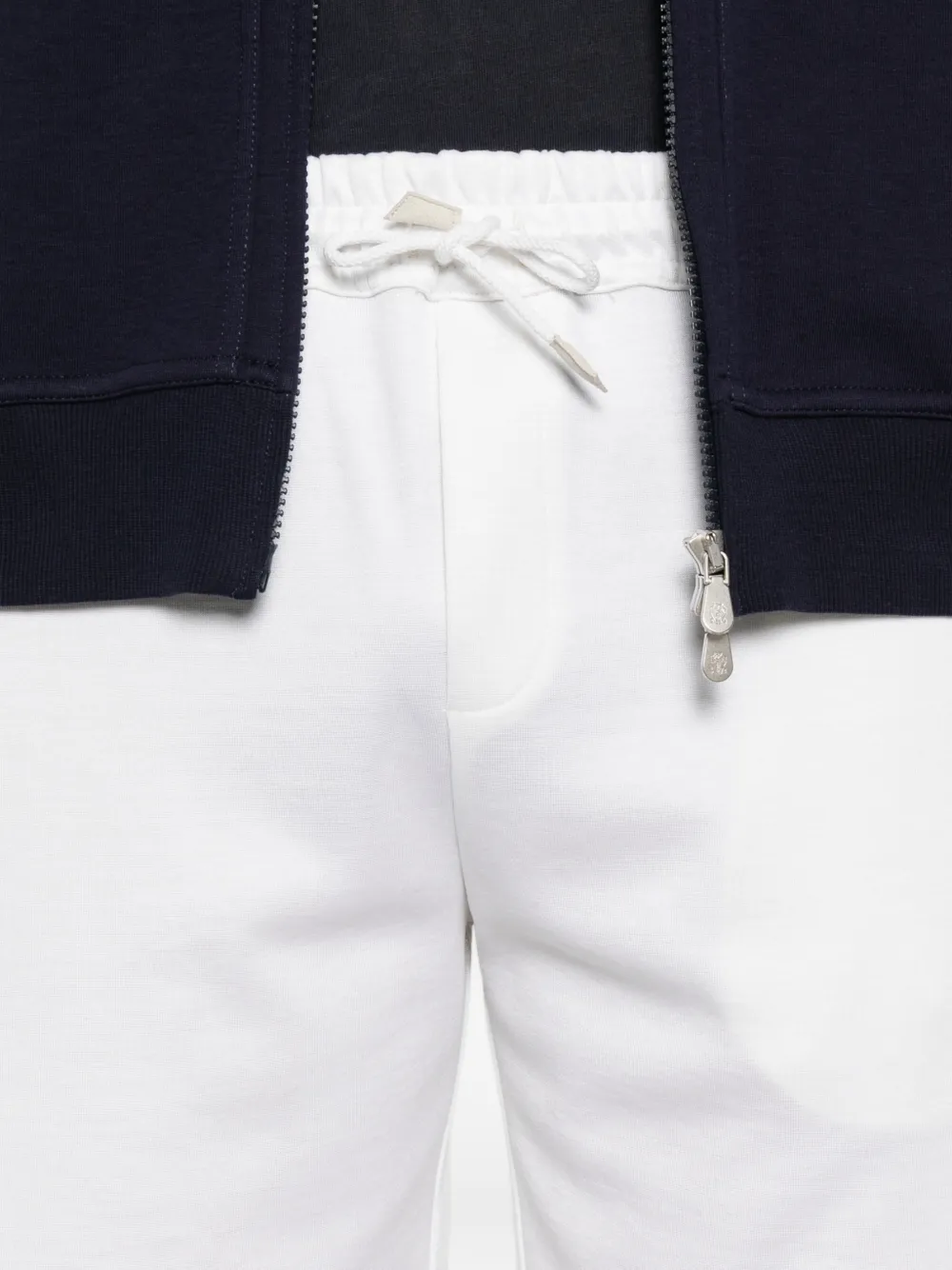 Eleventy Shorts met trekkoordtaille Wit