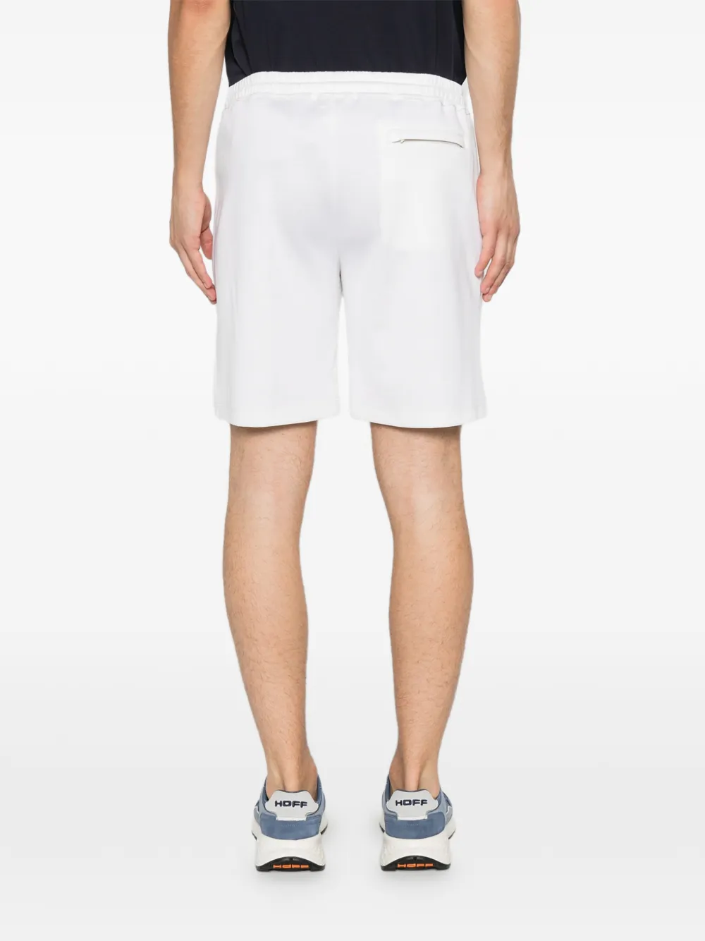 Eleventy Shorts met trekkoordtaille Wit