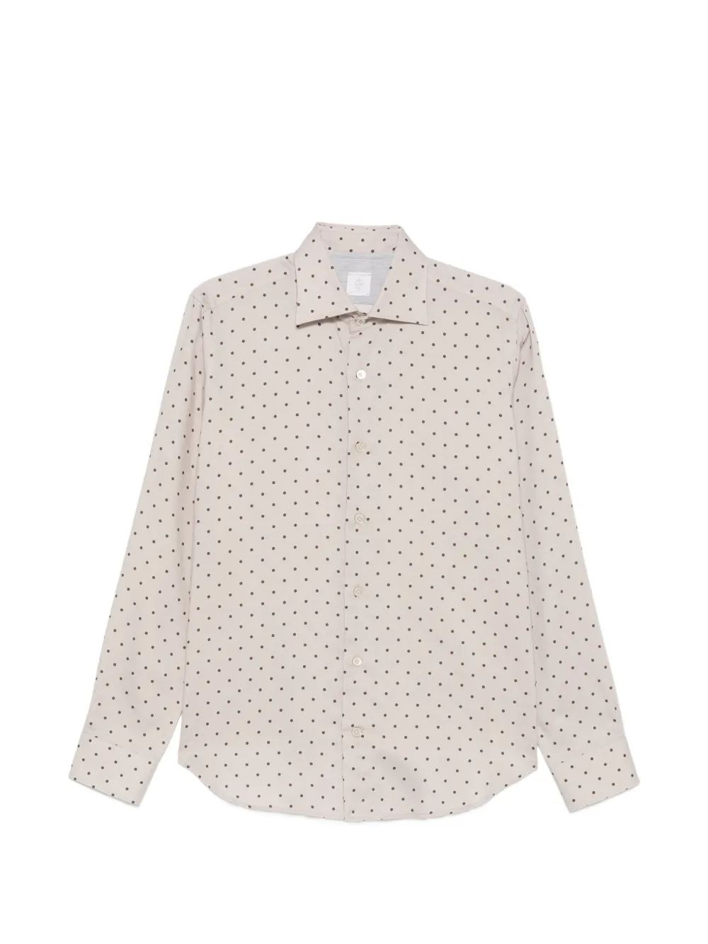 Eleventy Hemd mit Polka Dots - Nude