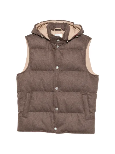 Eleventy suede gilet
