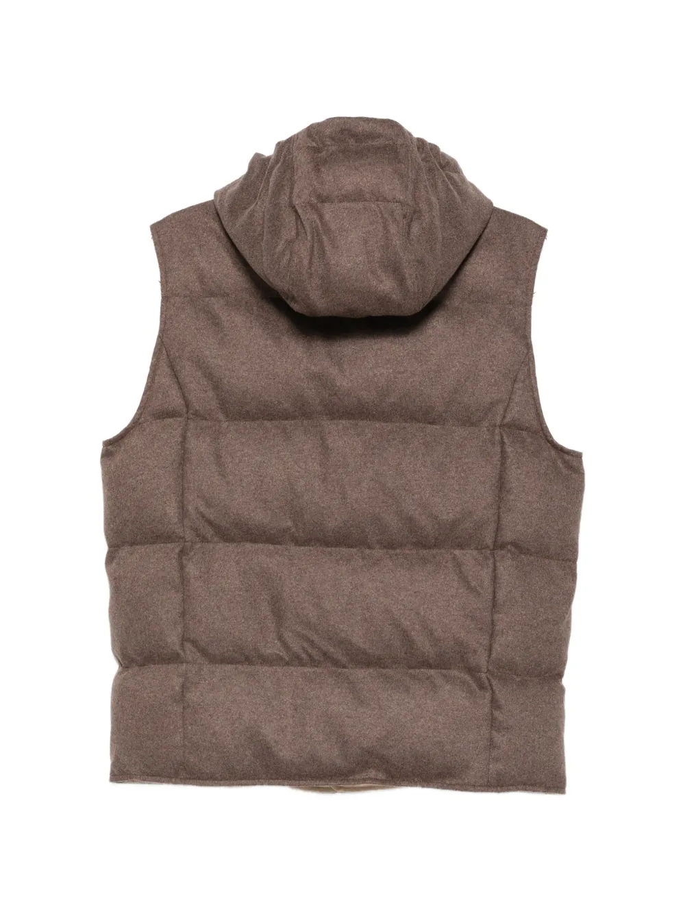 Eleventy Suède gilet Bruin