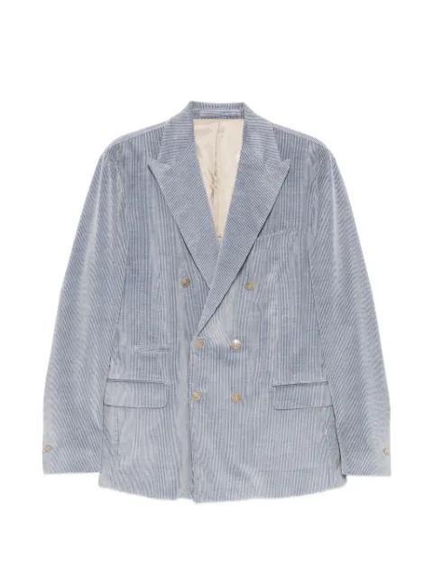 Eleventy double-breasted corduroy blazer