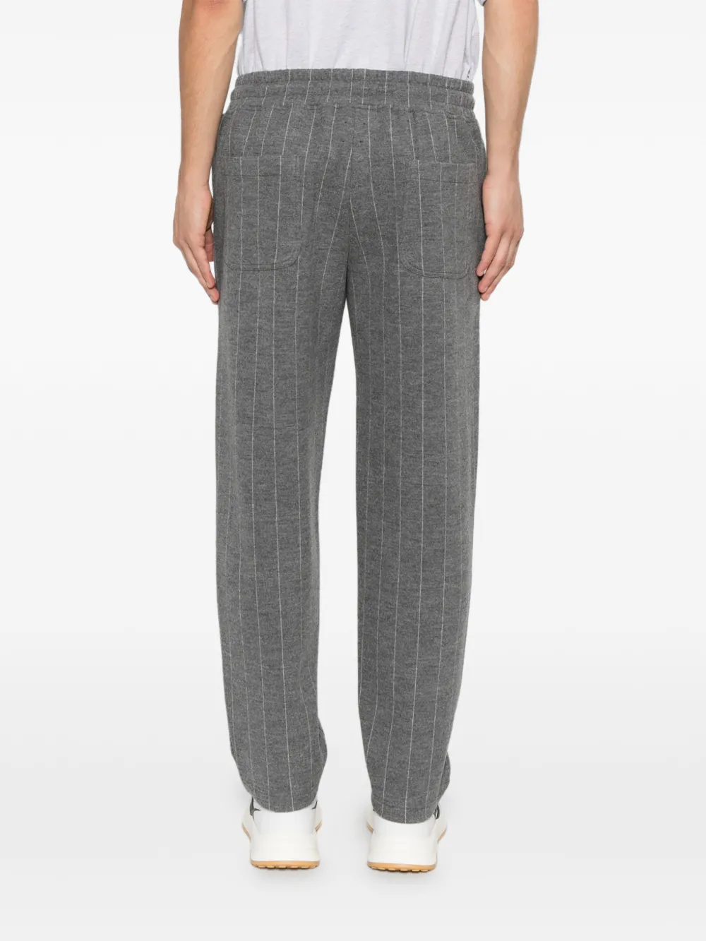 Eleventy Pantalon met krijtstreep Grijs