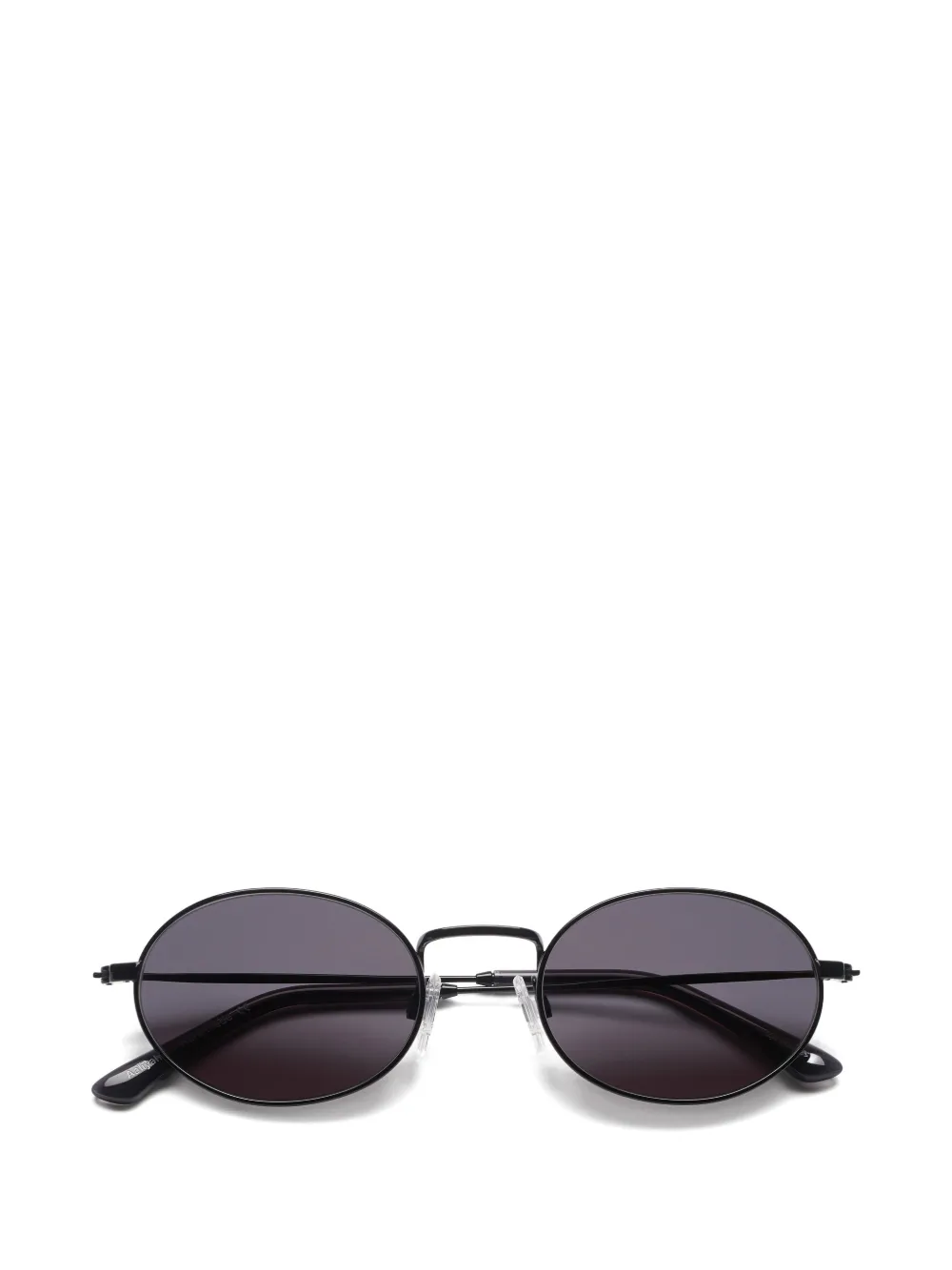 Sun Buddies Aaliyah Oval-frame Sunglasses In Black