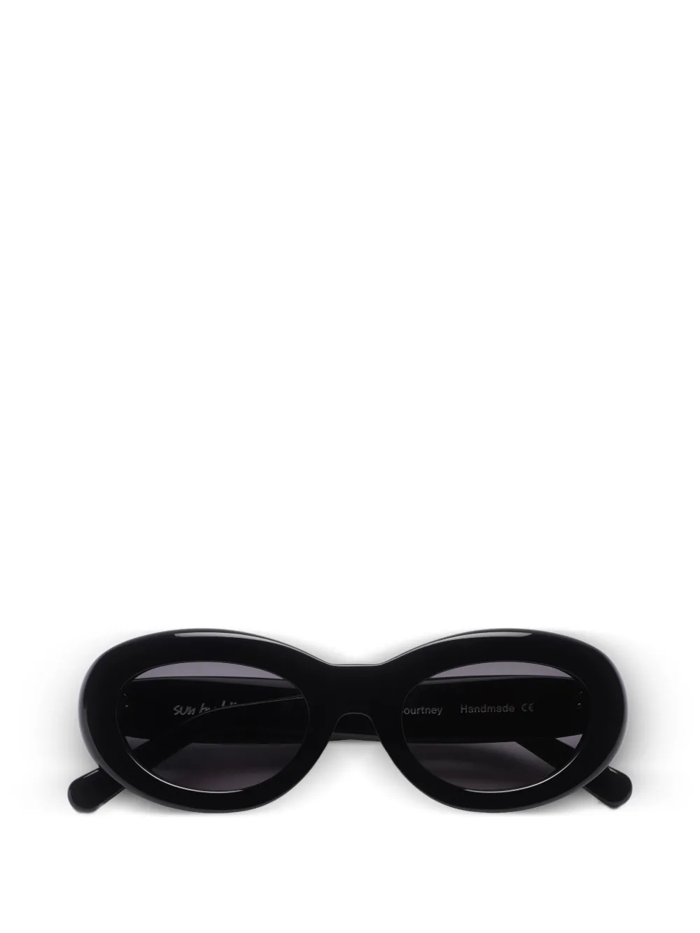 Sun Buddies Courtney oval-frame sunglasses - Nero