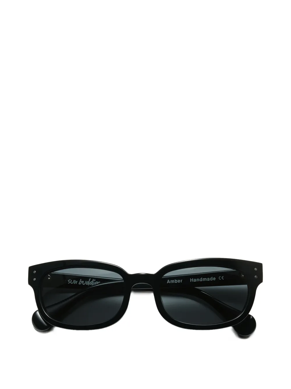 Sun Buddies Amber round-frame sunglasses - Schwarz