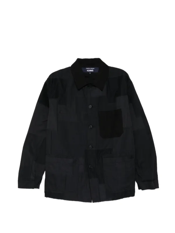 Comme Des Garçons Homme パッチワーク ジャケット | ブラック