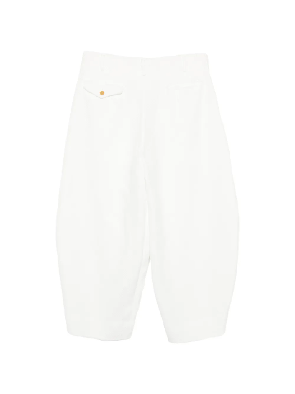 Comme des Garçons Homme Plus Broek met textuur Wit