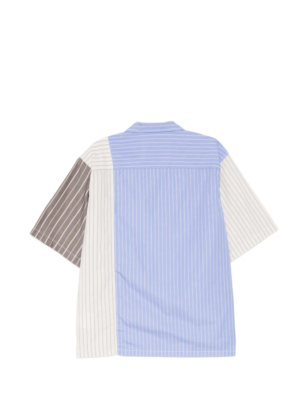 Comme des Garçons Homme Gestreept overhemd Blauw