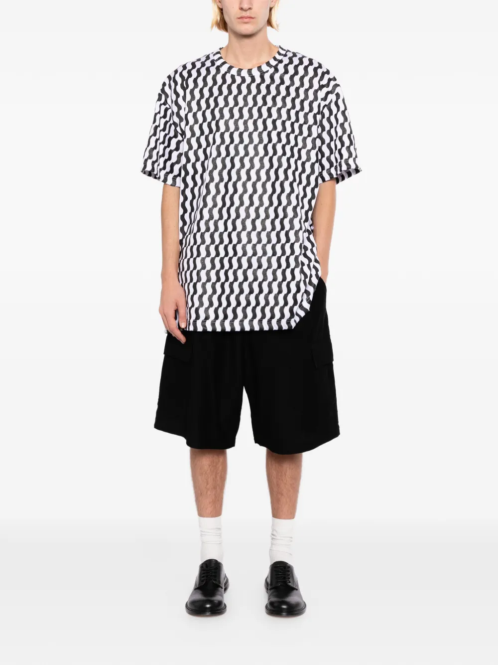 Comme des Garçons Homme Twill shorts Blauw