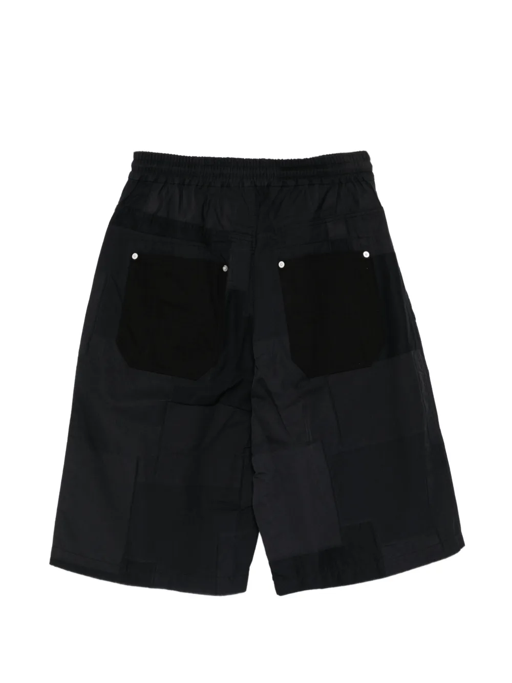 Comme des Garçons Homme Shorts met patchwork Zwart