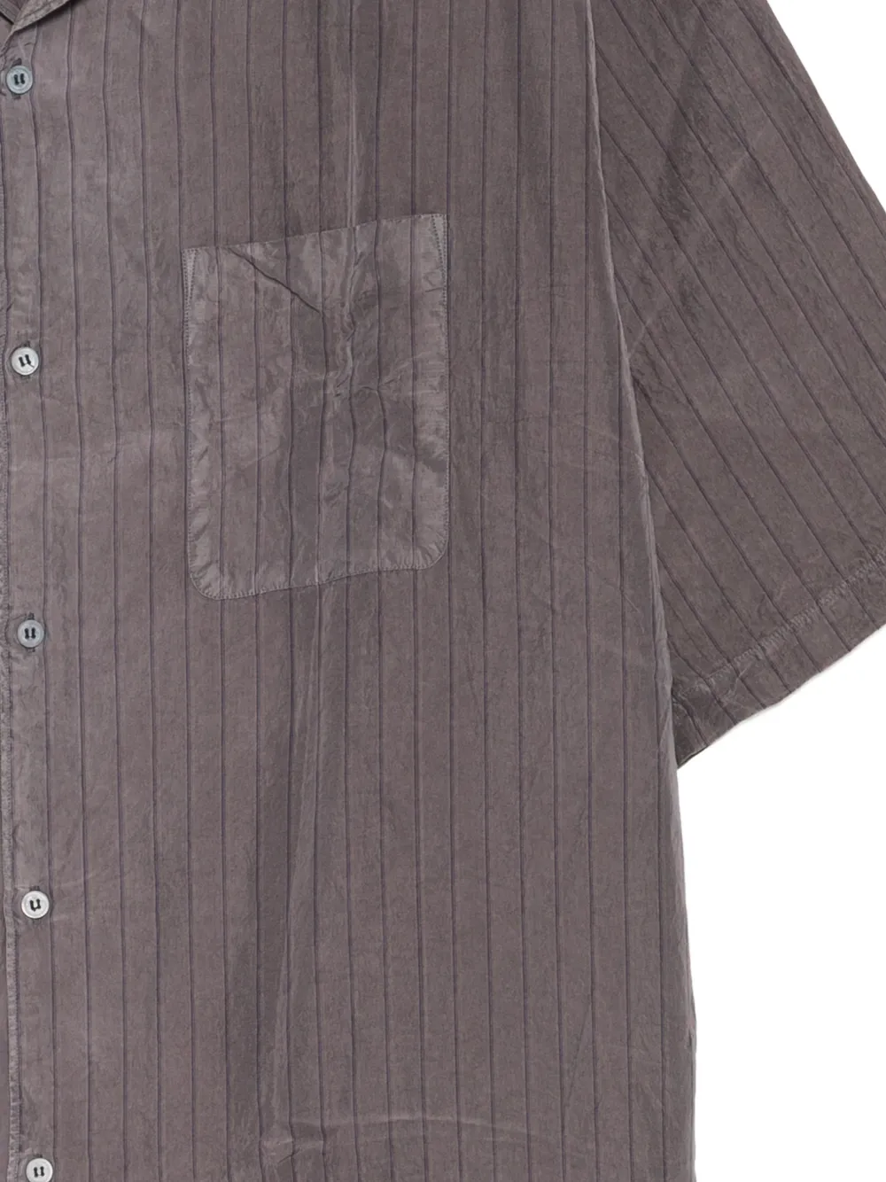 Comme des Garçons Homme Overhemd met korte mouwen Paars