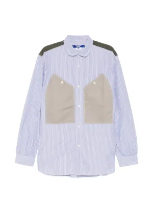 Junya Watanabe MAN パッチワーク シャツ | ブルー | FARFETCH JP
