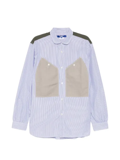 Junya Watanabe MAN striped panelled shirt