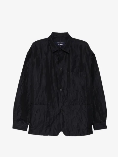 Comme des Garçons Homme chamarra con motivo de rayas diplomáticas