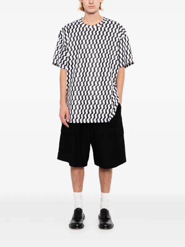 Comme Des Garçons Homme Plus Wave Tシャツ | ホワイト | FARFETCH JP