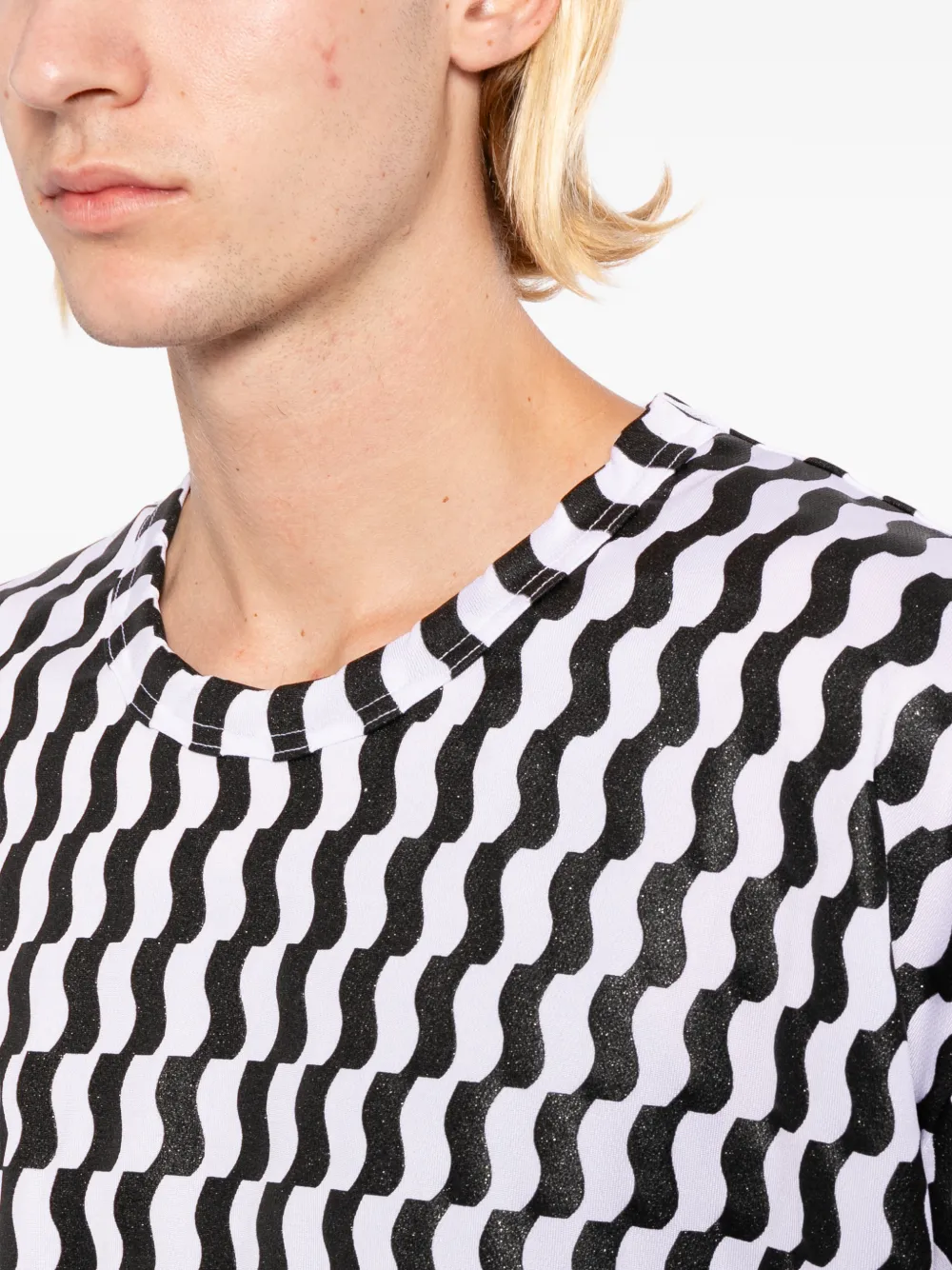 Comme Des Garçons Homme Plus Wave Tシャツ | ホワイト | FARFETCH JP