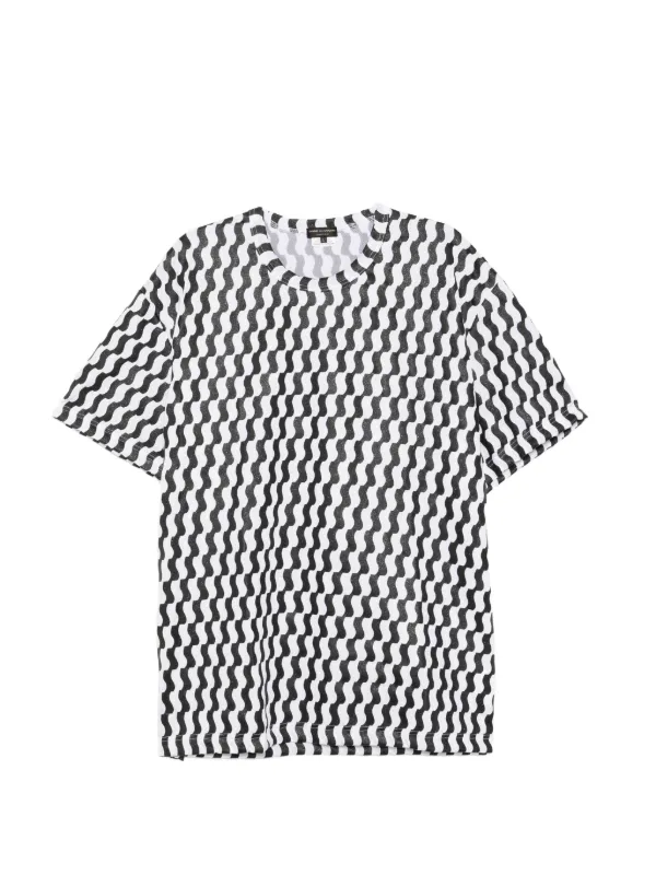 Comme Des Garçons Homme Plus Wave Tシャツ | ホワイト | FARFETCH JP