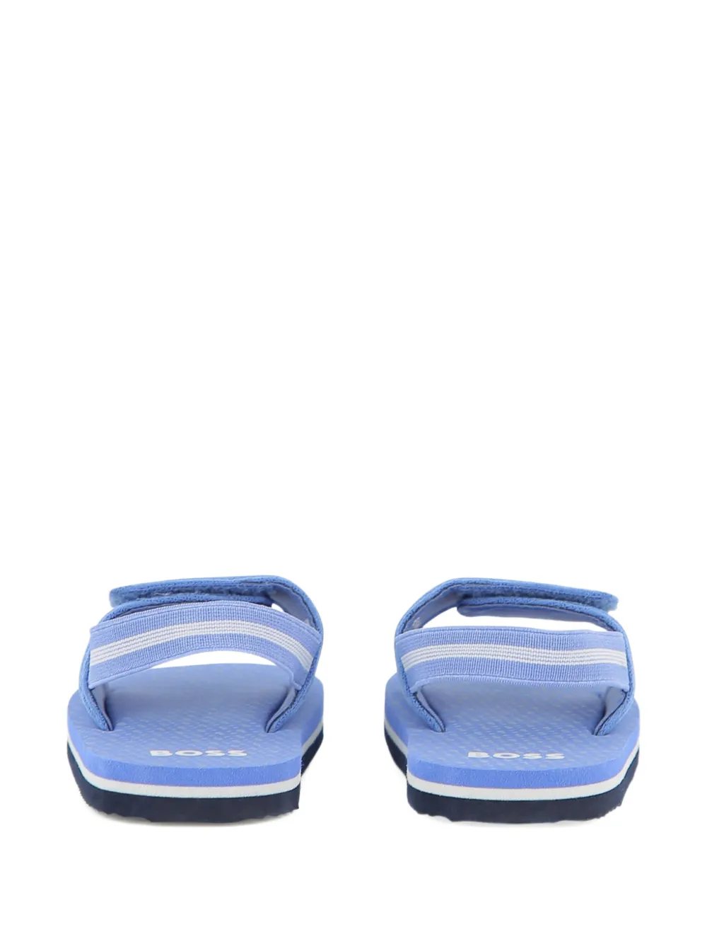 BOSS Kidswear logo sandals Blauw