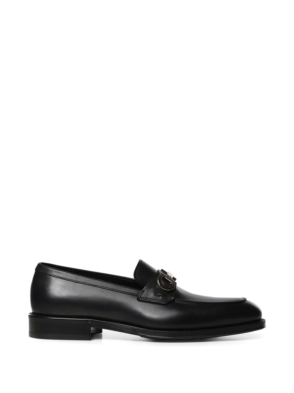 Ferragamo Gancini-ornament loafers - Nero