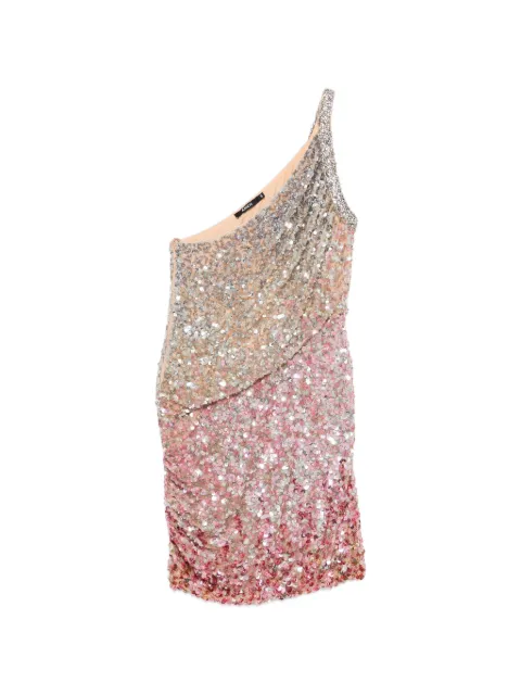 Amen sequin-embellished one-shoulder mini dress