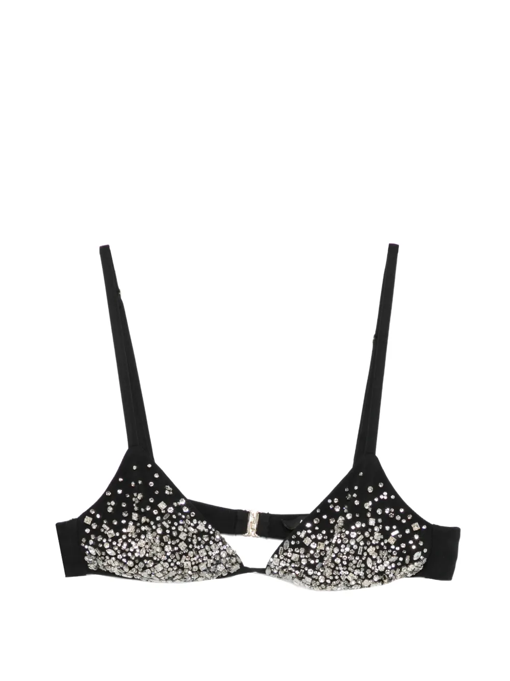 Amen crystal-embellished bralette - Nero