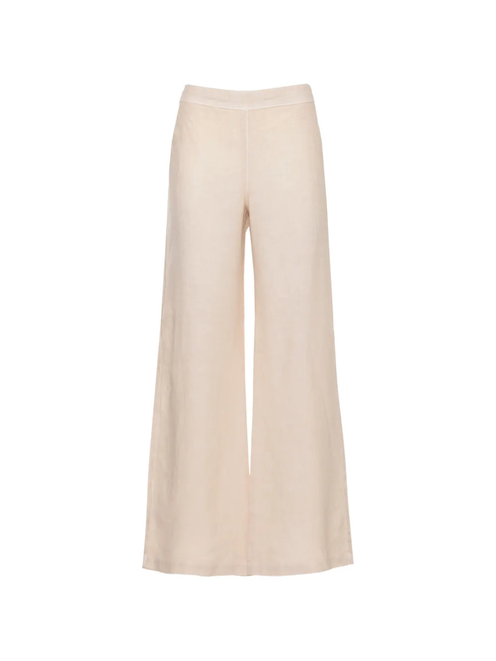 120% Lino linen palazzo pants - Toni neutri