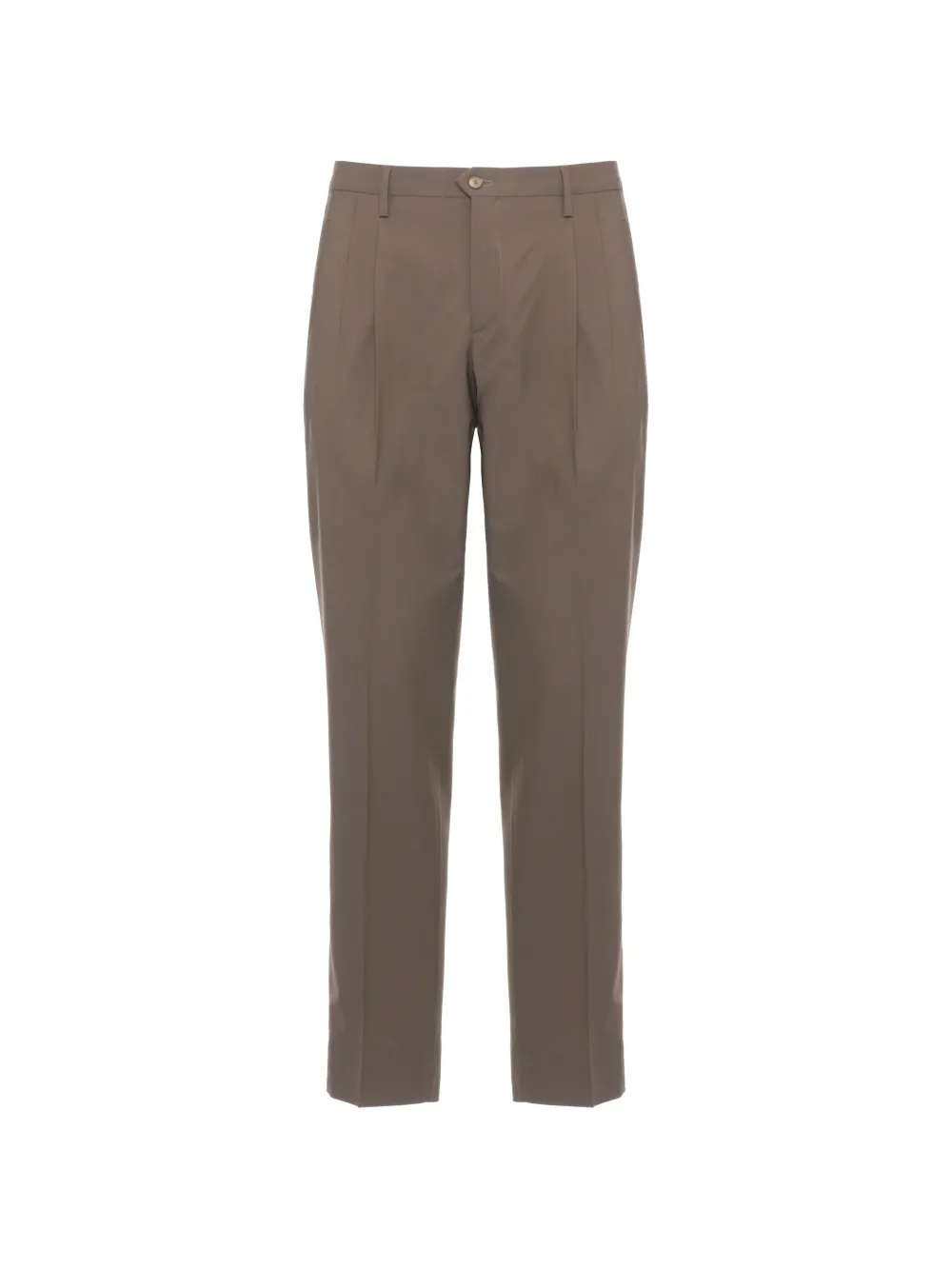 Briglia 1949 pleated zip-fastening trousers - Marrone
